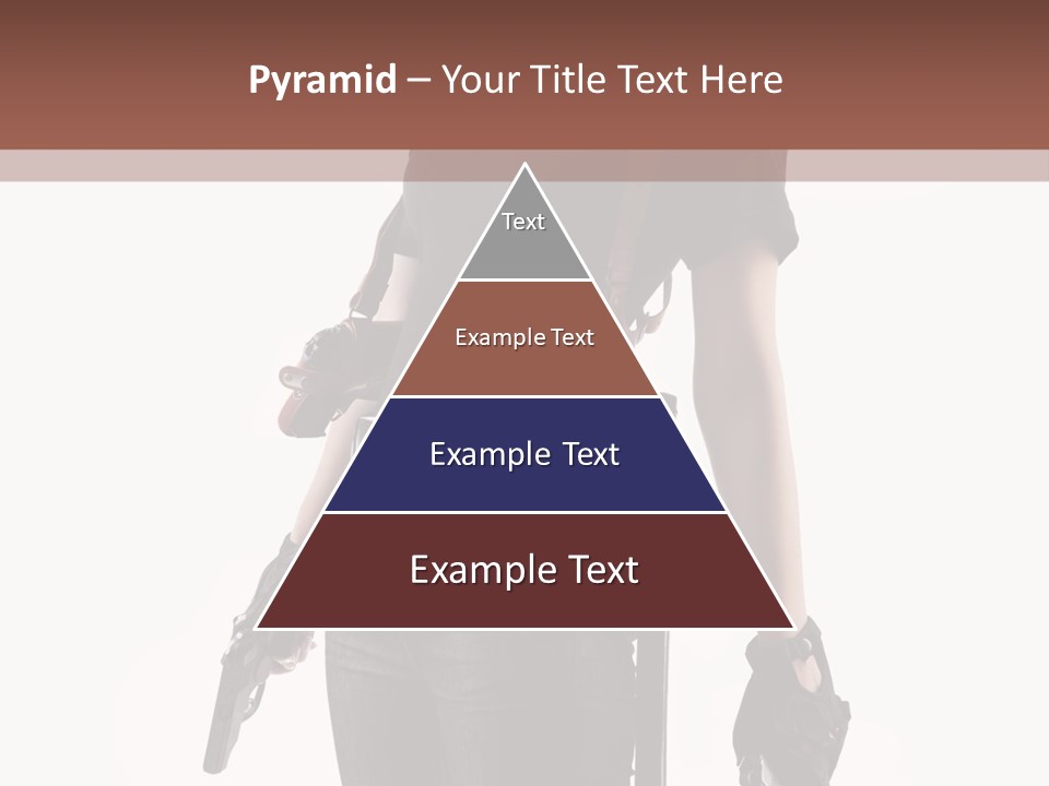 Female People Defending PowerPoint Template
