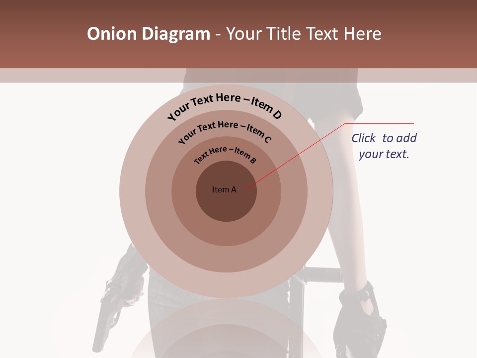 Female People Defending PowerPoint Template