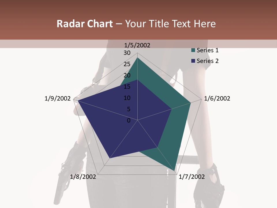 Female People Defending PowerPoint Template