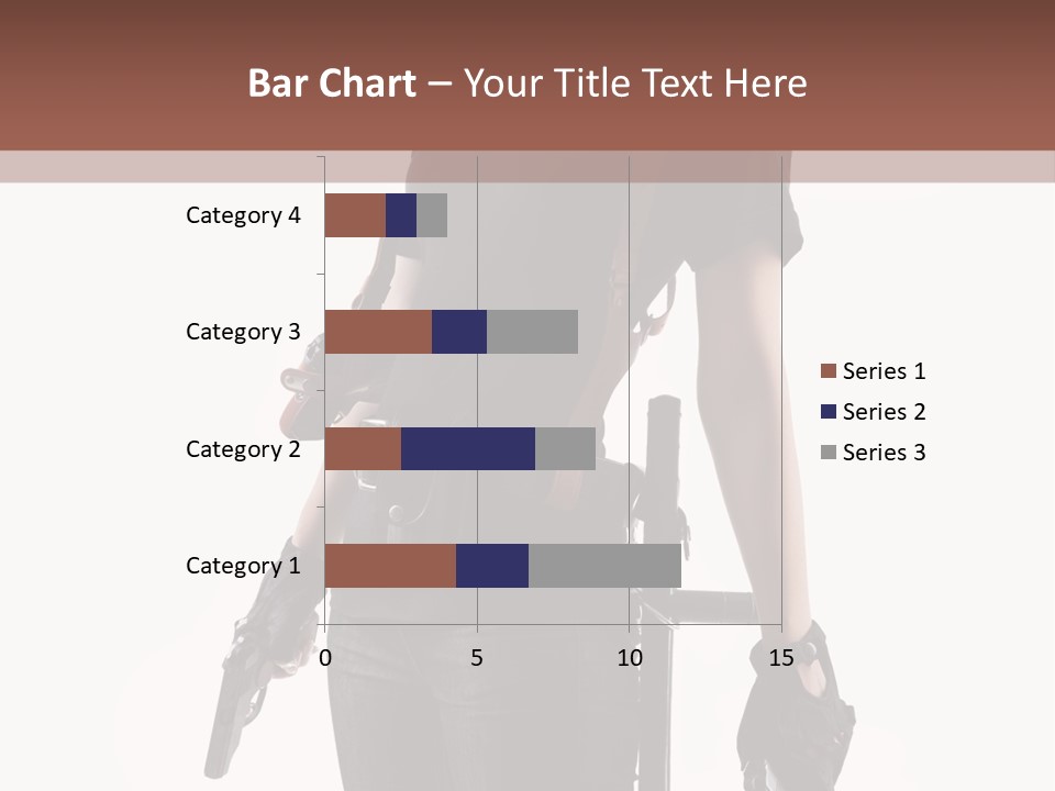 Female People Defending PowerPoint Template