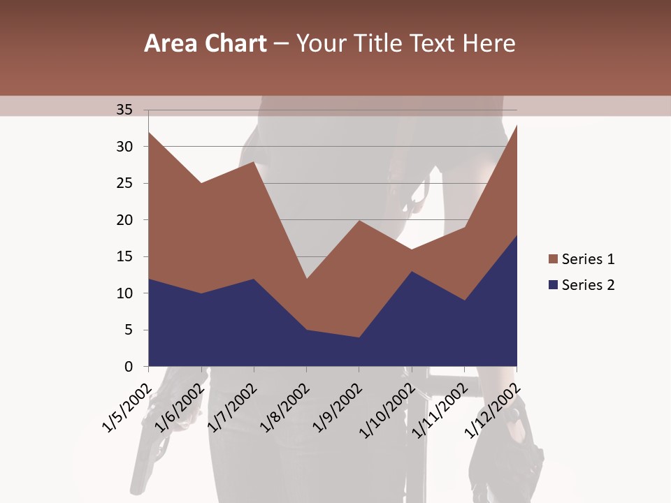 Female People Defending PowerPoint Template