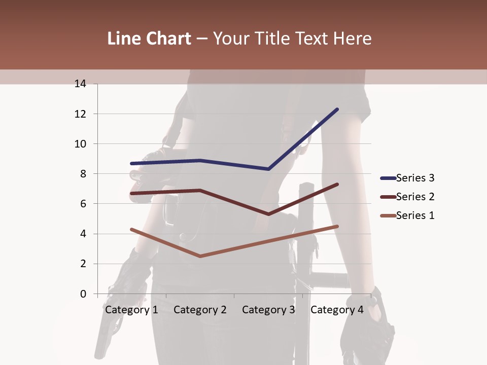 Female People Defending PowerPoint Template