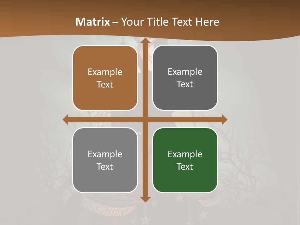 Black Retro Female PowerPoint Template