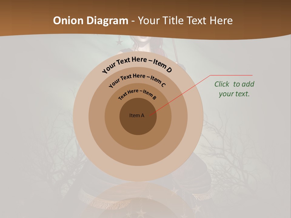 Black Retro Female PowerPoint Template