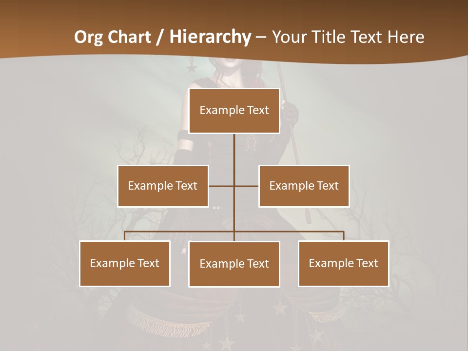 Black Retro Female PowerPoint Template