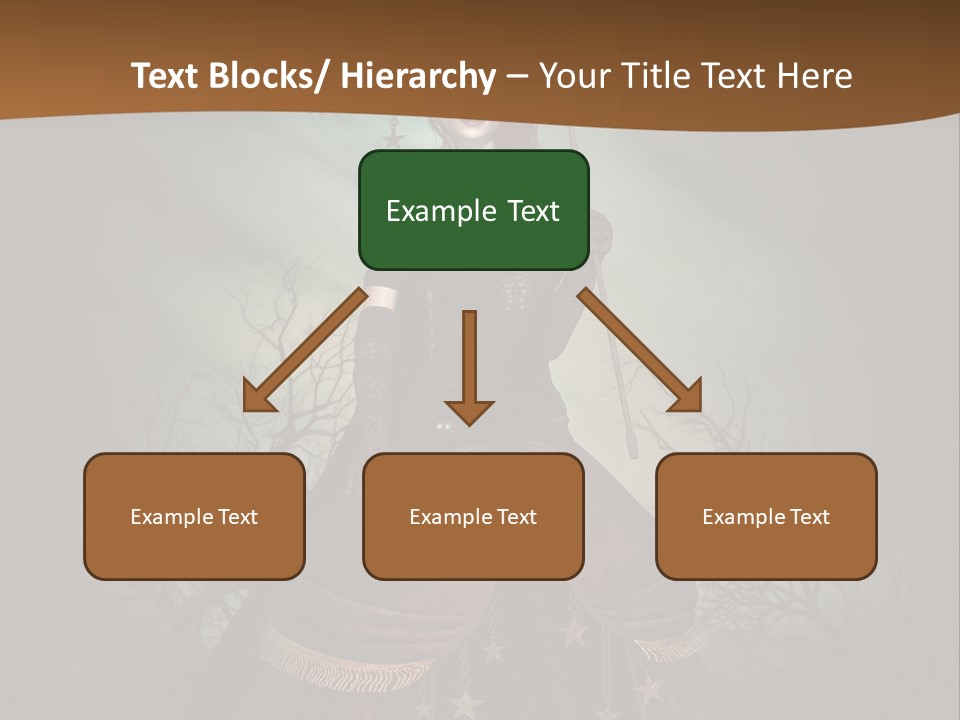 Black Retro Female PowerPoint Template