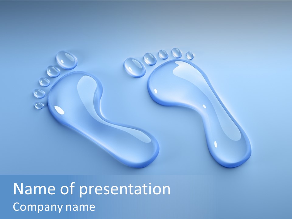 Water Drinking Water Consumption PowerPoint Template