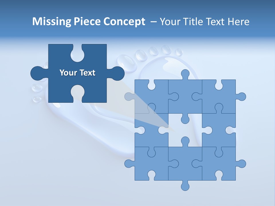 Water Drinking Water Consumption PowerPoint Template