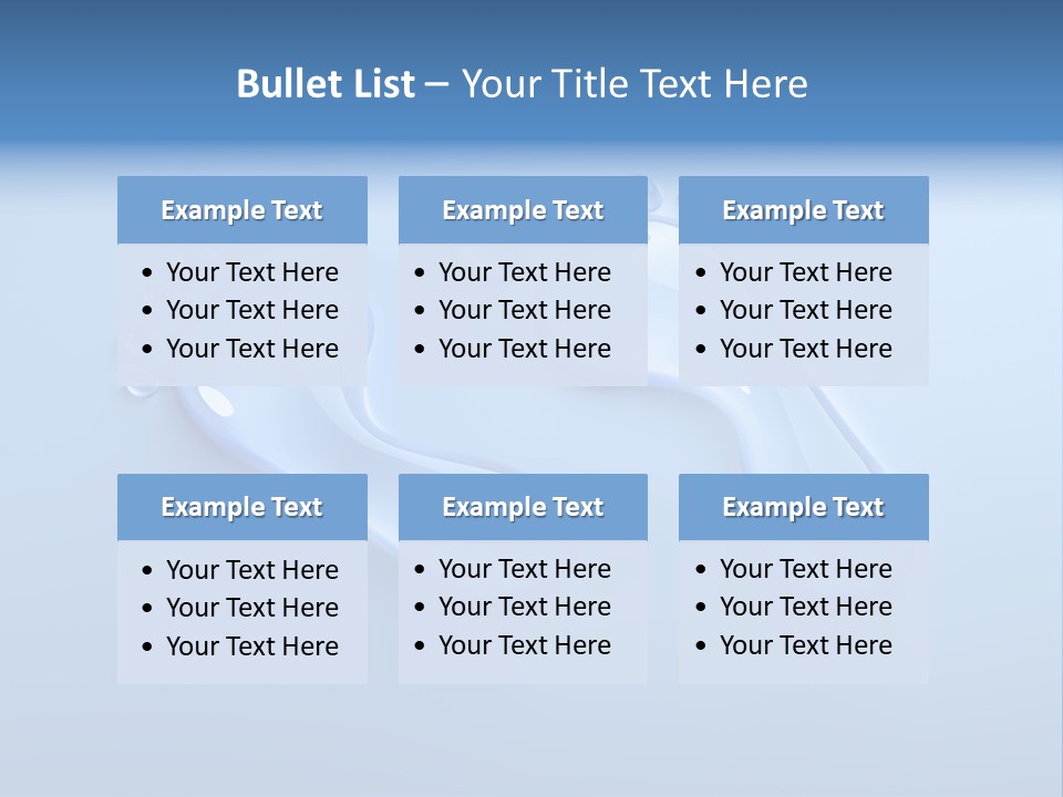 Water Drinking Water Consumption PowerPoint Template