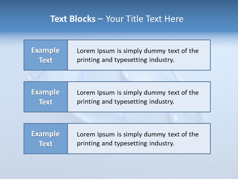 Water Drinking Water Consumption PowerPoint Template