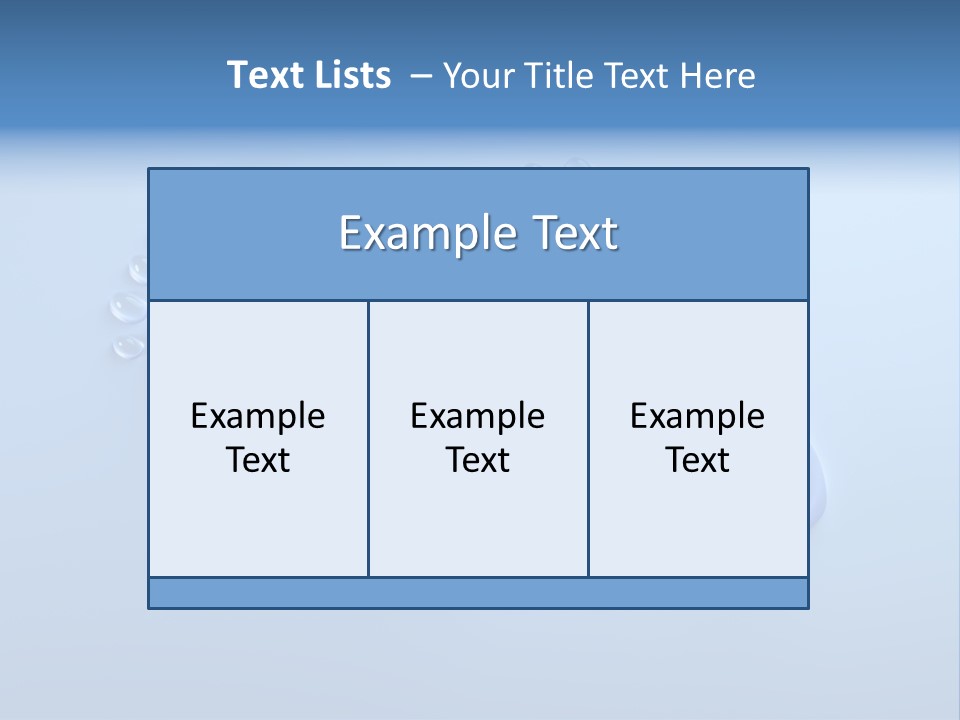 Water Drinking Water Consumption PowerPoint Template