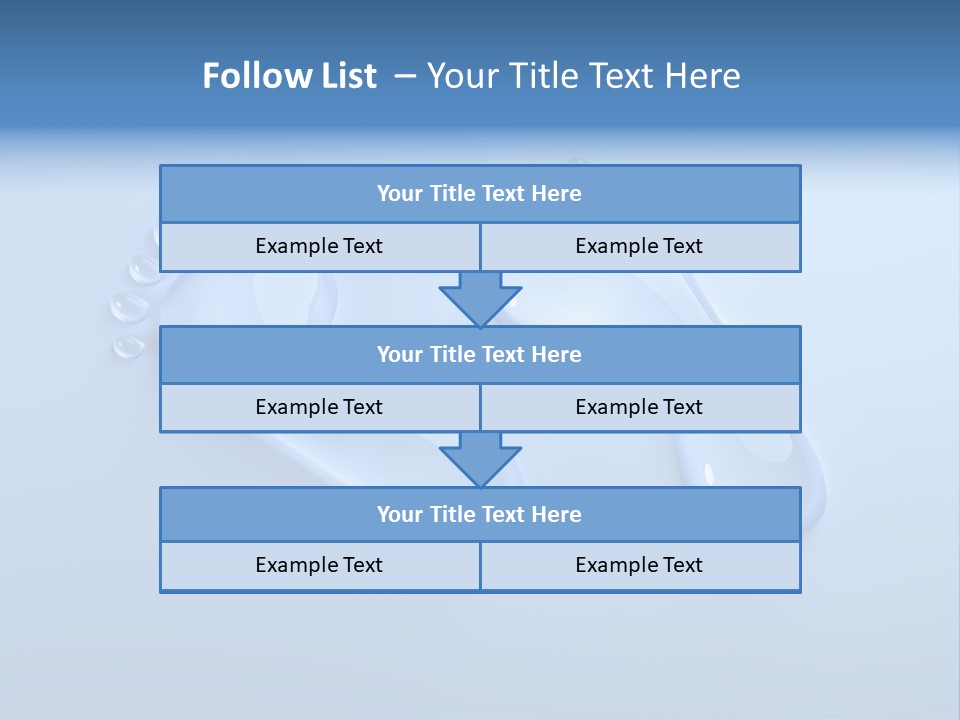 Water Drinking Water Consumption PowerPoint Template