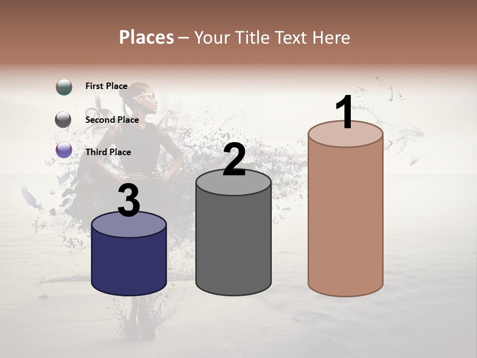 Fashion Illustration Harbor PowerPoint Template