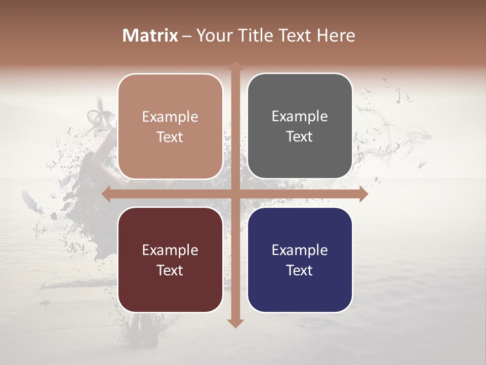 Fashion Illustration Harbor PowerPoint Template