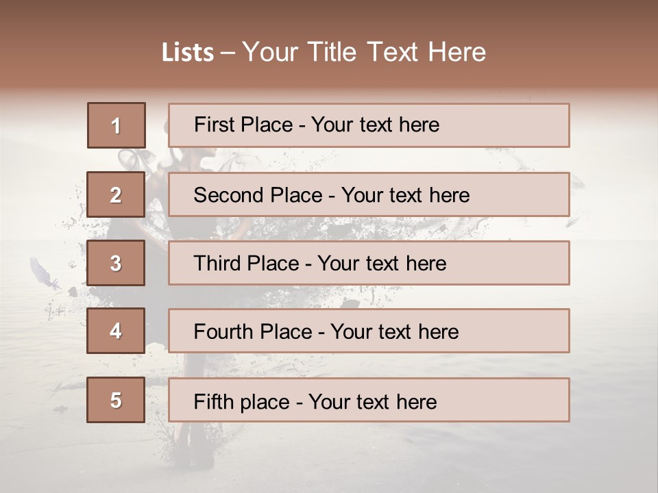 Fashion Illustration Harbor PowerPoint Template