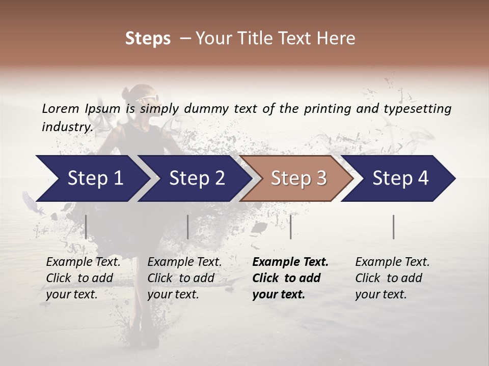 Fashion Illustration Harbor PowerPoint Template