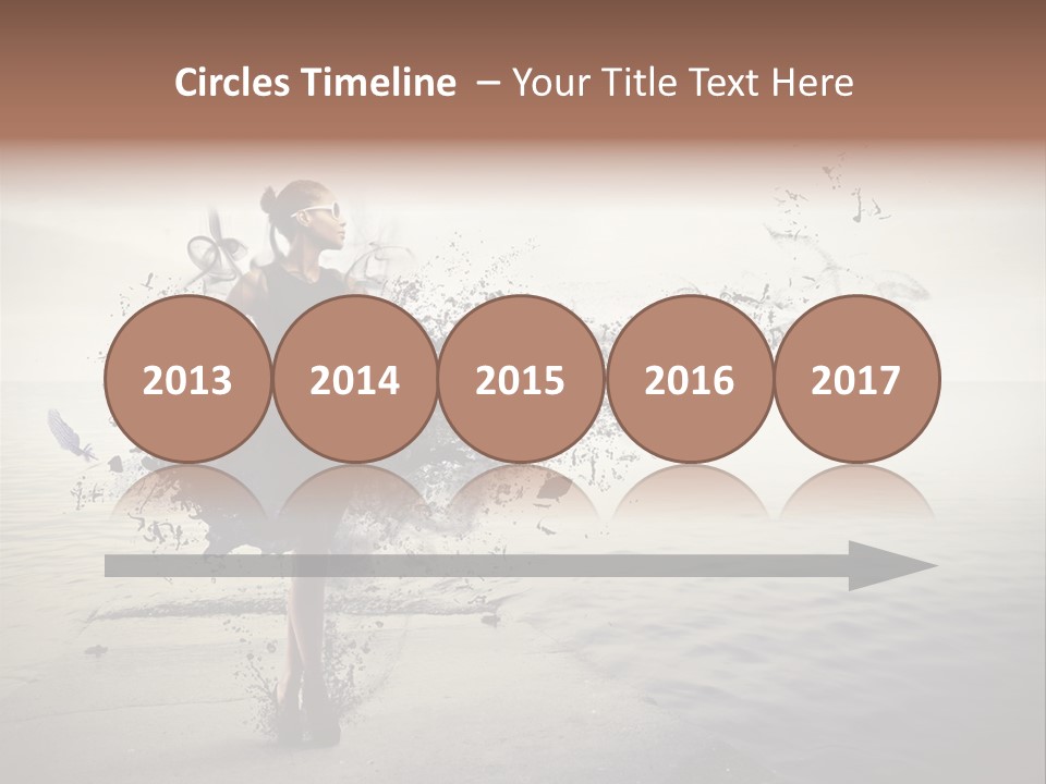 Fashion Illustration Harbor PowerPoint Template