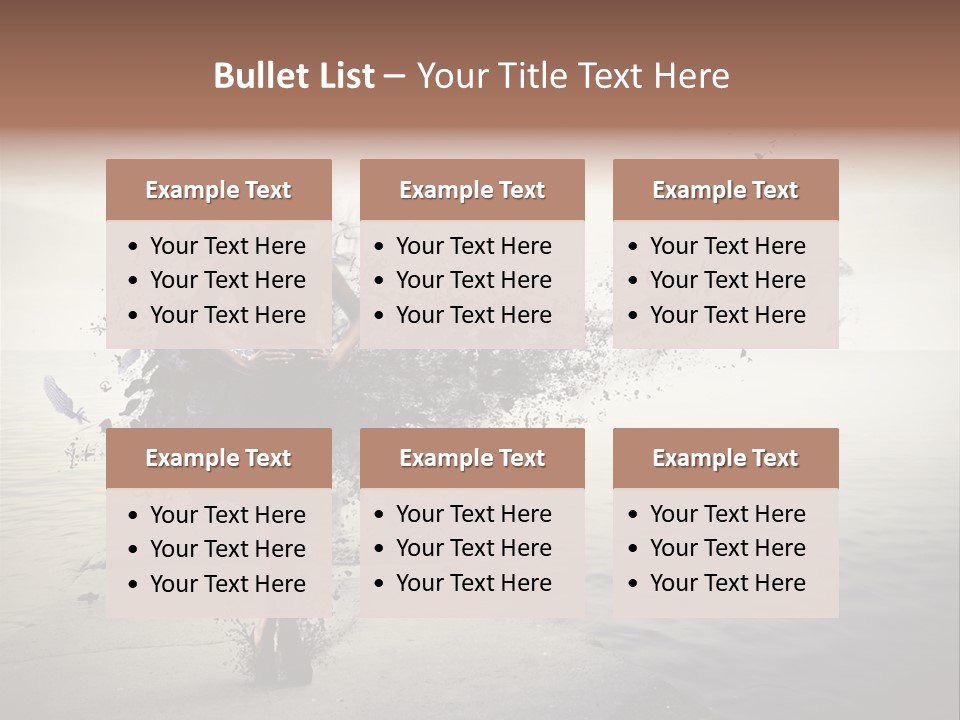 Fashion Illustration Harbor PowerPoint Template