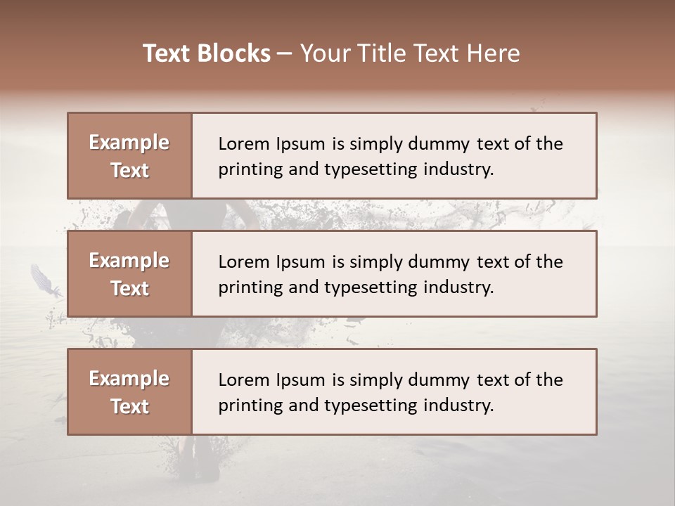 Fashion Illustration Harbor PowerPoint Template