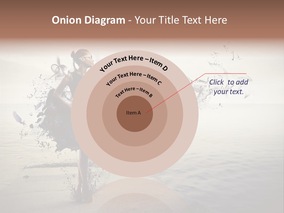 Fashion Illustration Harbor PowerPoint Template