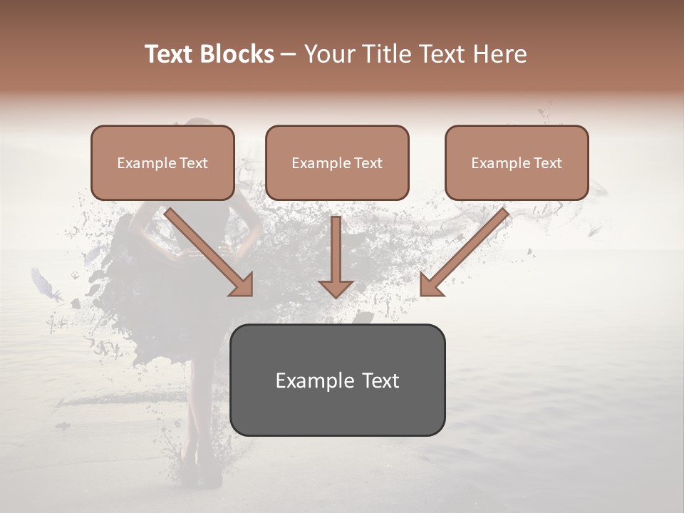 Fashion Illustration Harbor PowerPoint Template