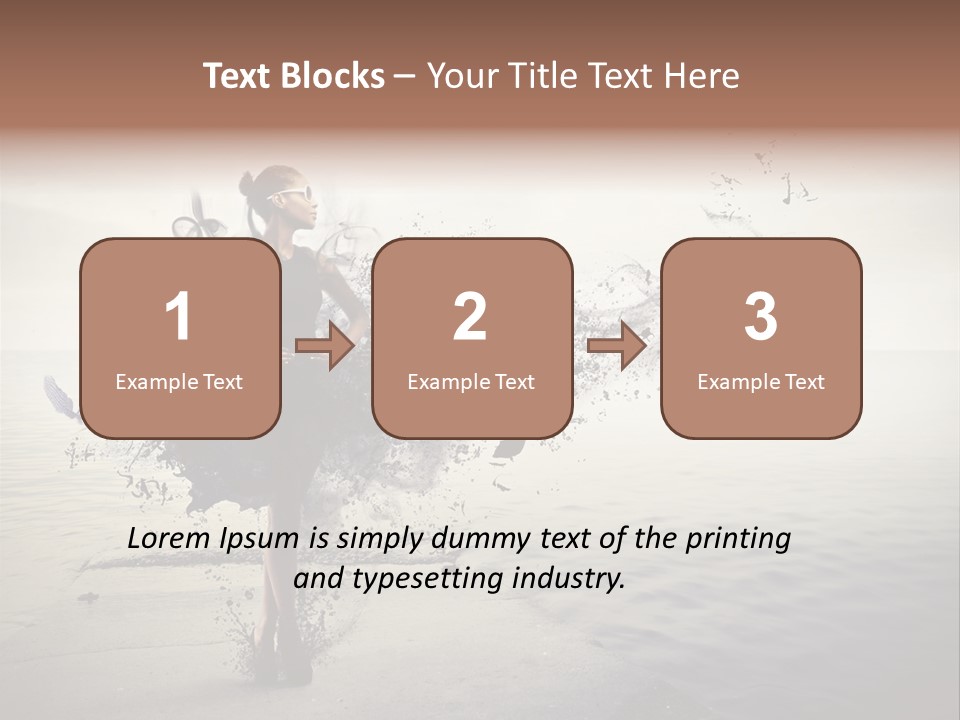 Fashion Illustration Harbor PowerPoint Template