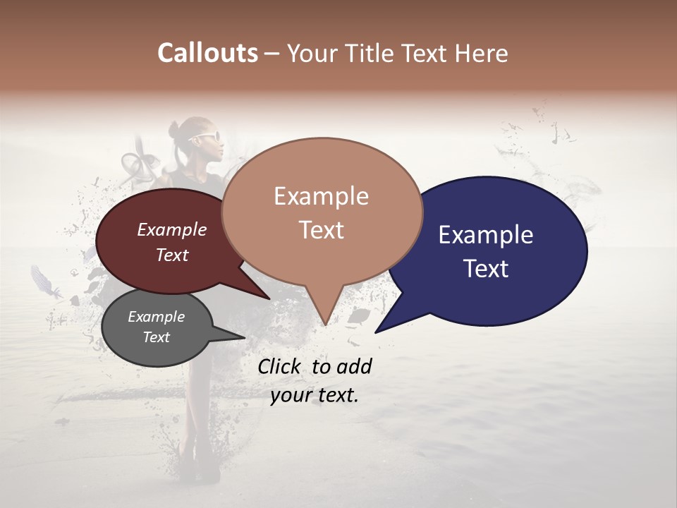 Fashion Illustration Harbor PowerPoint Template