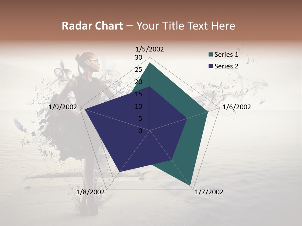 Fashion Illustration Harbor PowerPoint Template