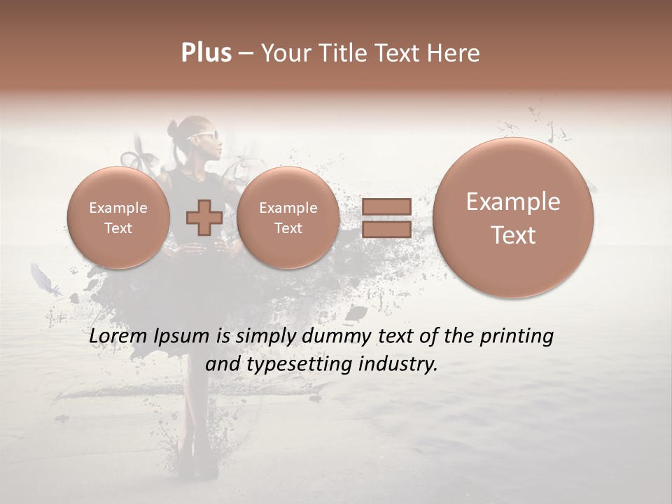 Fashion Illustration Harbor PowerPoint Template