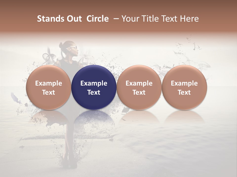 Fashion Illustration Harbor PowerPoint Template