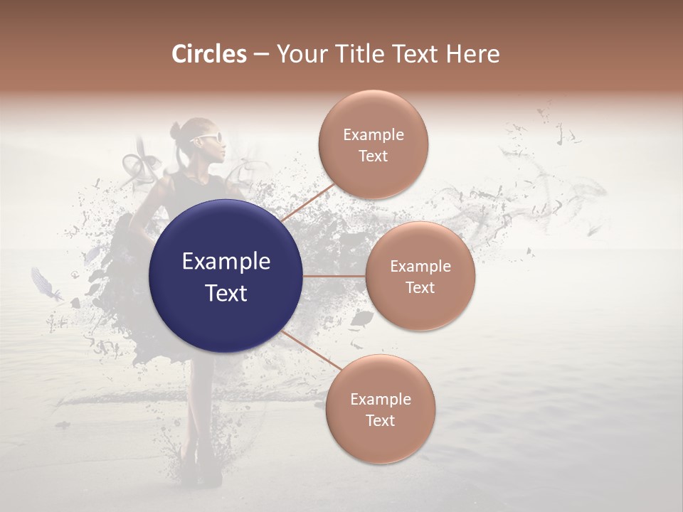 Fashion Illustration Harbor PowerPoint Template