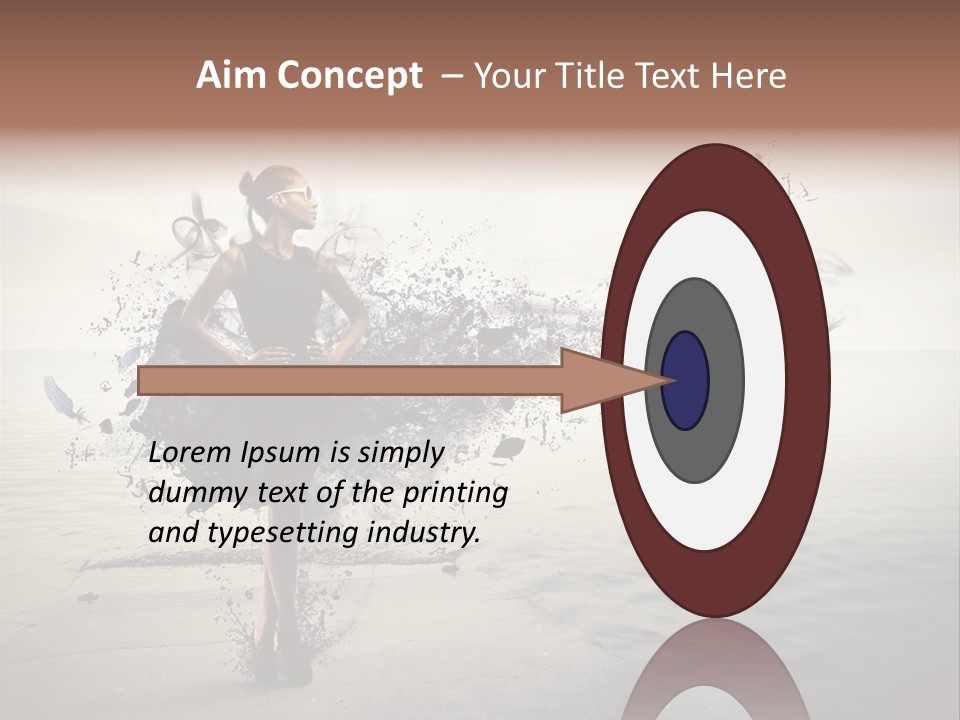 Fashion Illustration Harbor PowerPoint Template