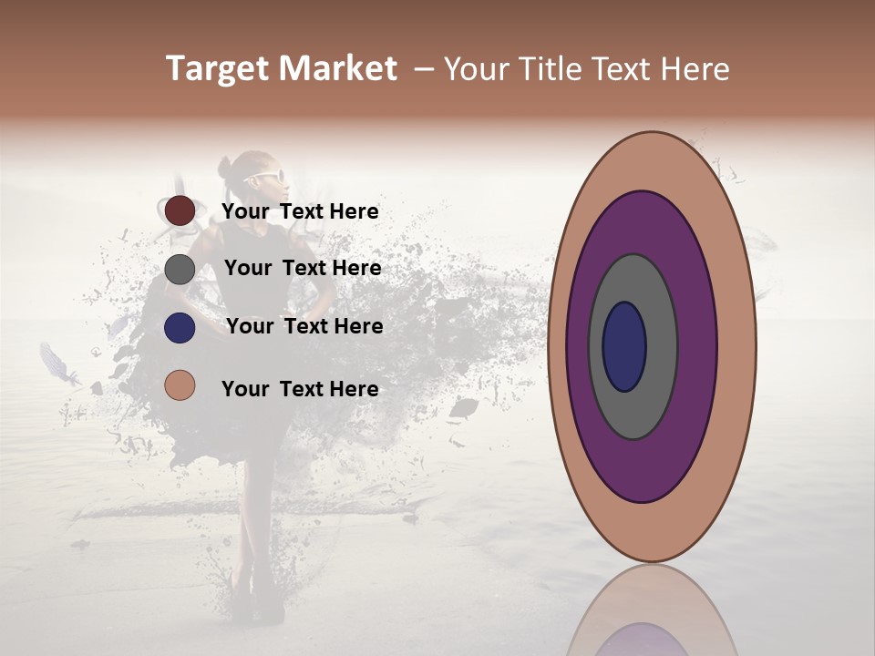 Fashion Illustration Harbor PowerPoint Template