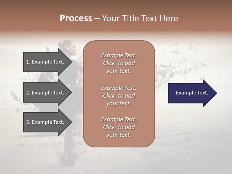 Fashion Illustration Harbor PowerPoint Template