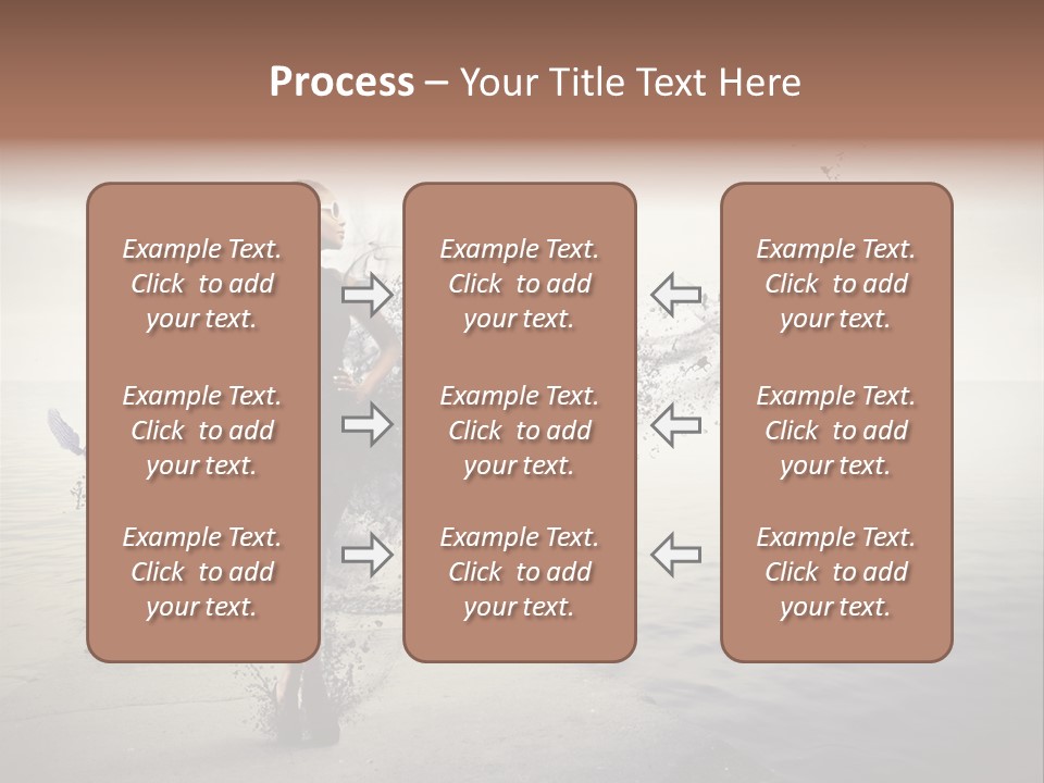 Fashion Illustration Harbor PowerPoint Template