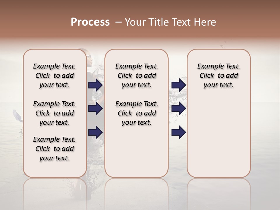 Fashion Illustration Harbor PowerPoint Template