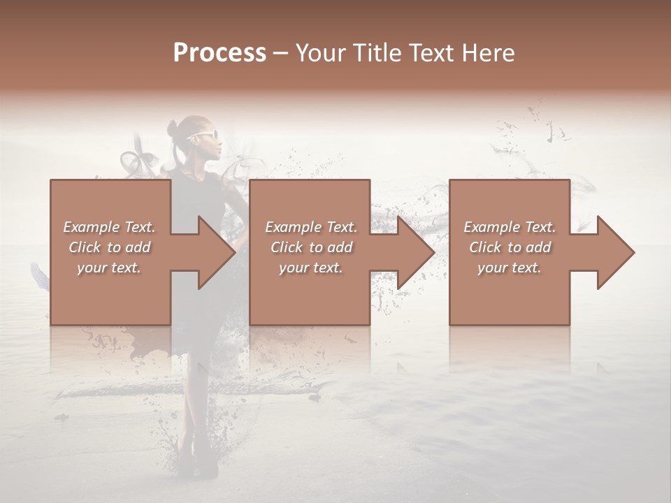 Fashion Illustration Harbor PowerPoint Template