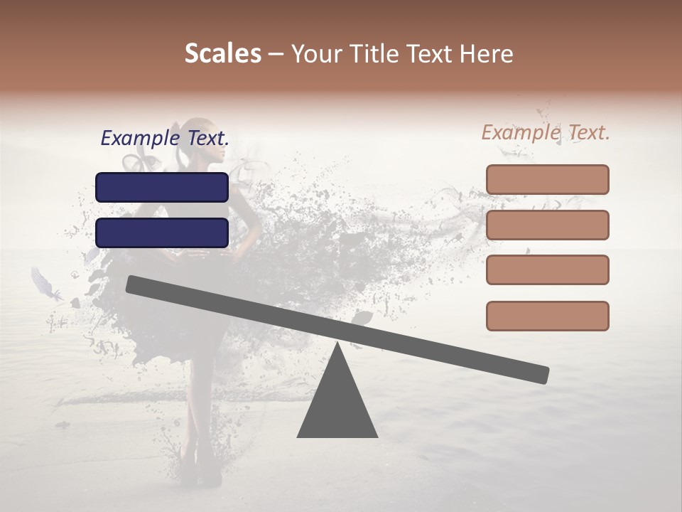 Fashion Illustration Harbor PowerPoint Template