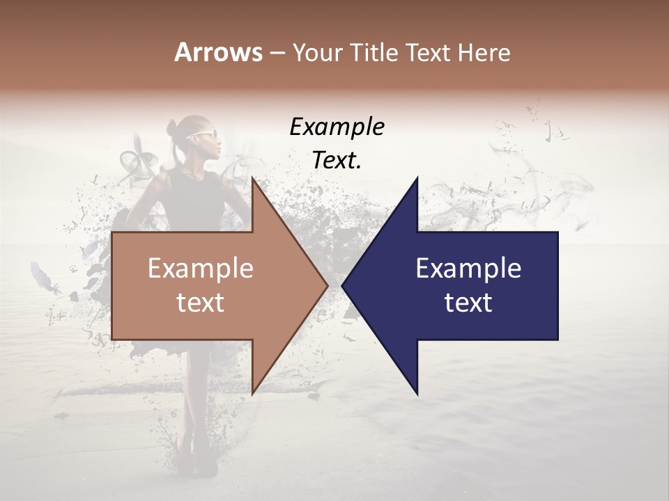 Fashion Illustration Harbor PowerPoint Template