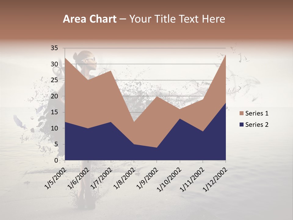 Fashion Illustration Harbor PowerPoint Template