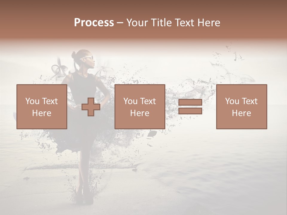 Fashion Illustration Harbor PowerPoint Template