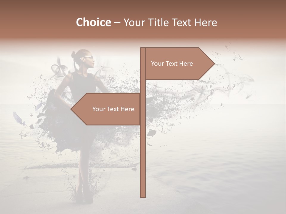 Fashion Illustration Harbor PowerPoint Template