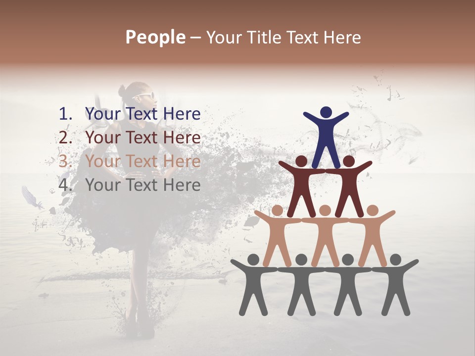 Fashion Illustration Harbor PowerPoint Template