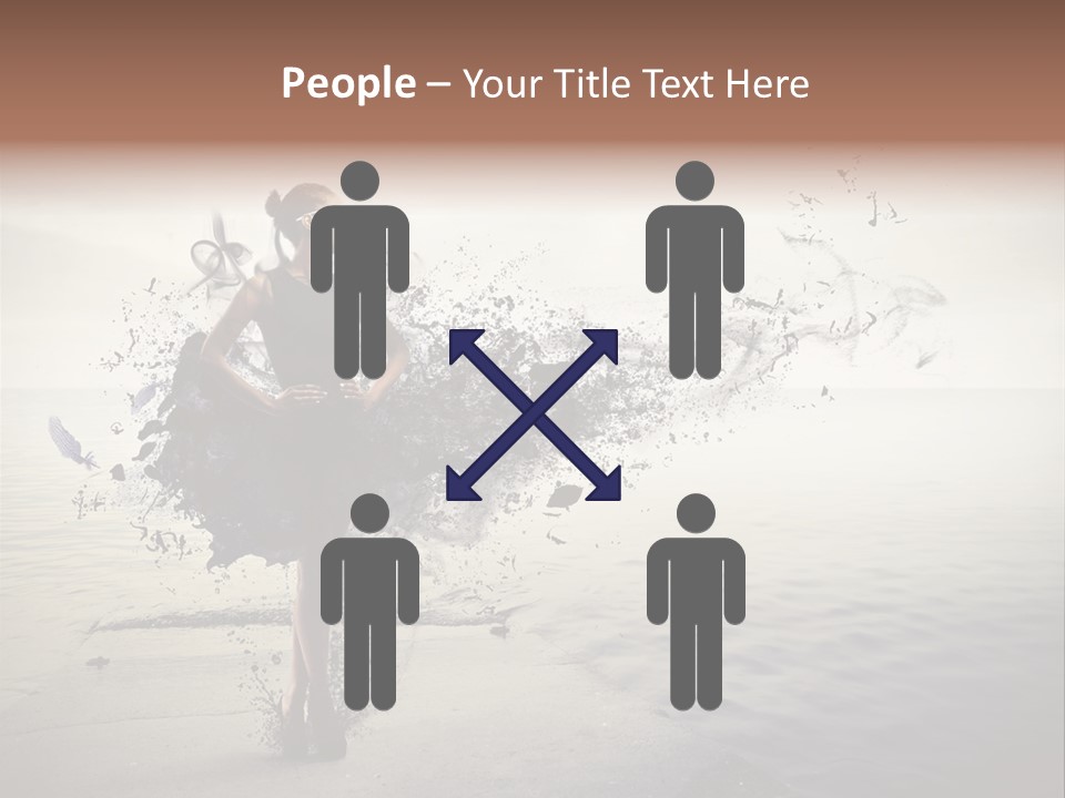 Fashion Illustration Harbor PowerPoint Template