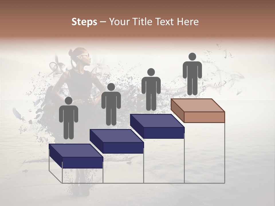 Fashion Illustration Harbor PowerPoint Template