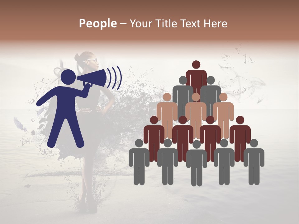 Fashion Illustration Harbor PowerPoint Template