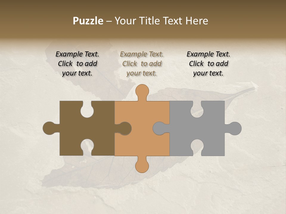 Fossilized Texture Macro PowerPoint Template