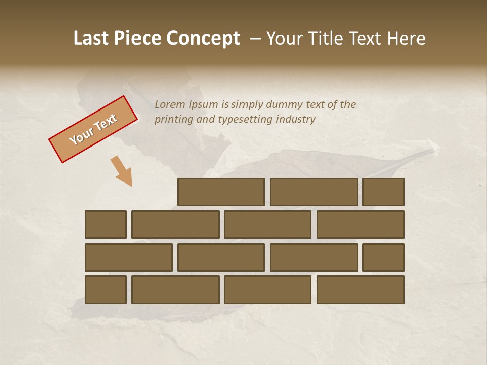 Fossilized Texture Macro PowerPoint Template