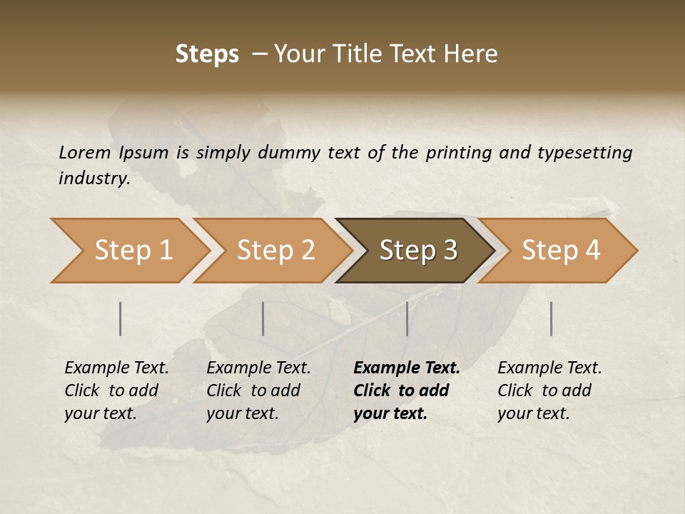 Fossilized Texture Macro PowerPoint Template