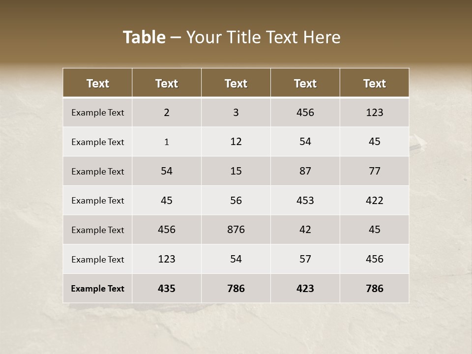 Fossilized Texture Macro PowerPoint Template
